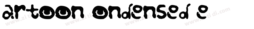 Cartoon Condensed Re字体转换